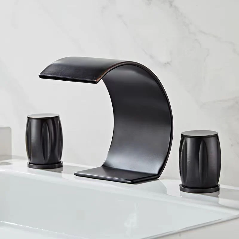 Bali - Bathroom Washbasin Waterfall Faucet Split Three-Piece - Image 9