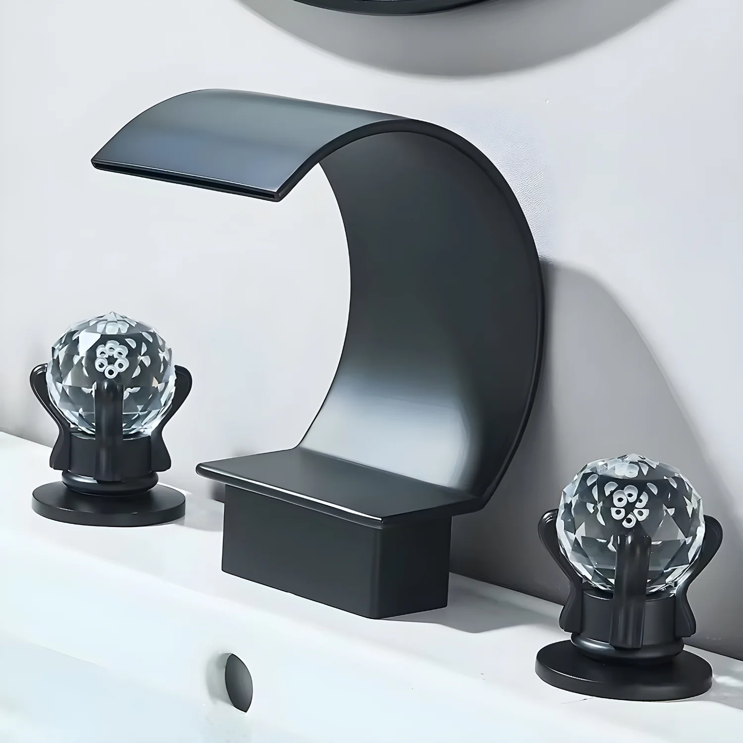 Halle - Three-Hole Waterfall Bathroom Faucet - Image 6