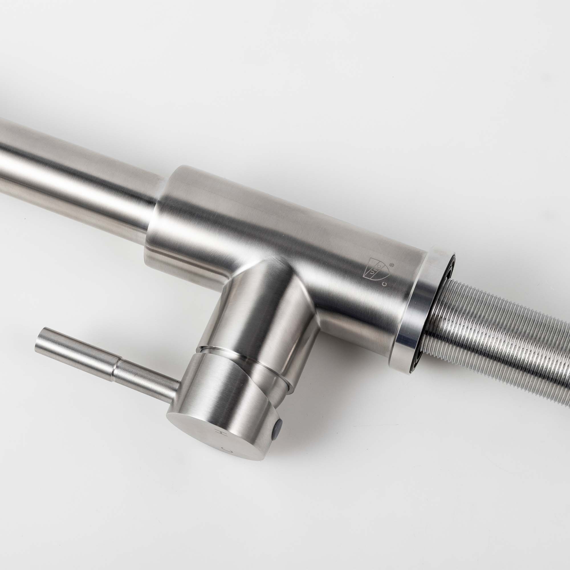 Halmstad - Single Hole Pre-Rinse Pull-Down Sprayer Spring Spout Kitchen Faucet - Image 17
