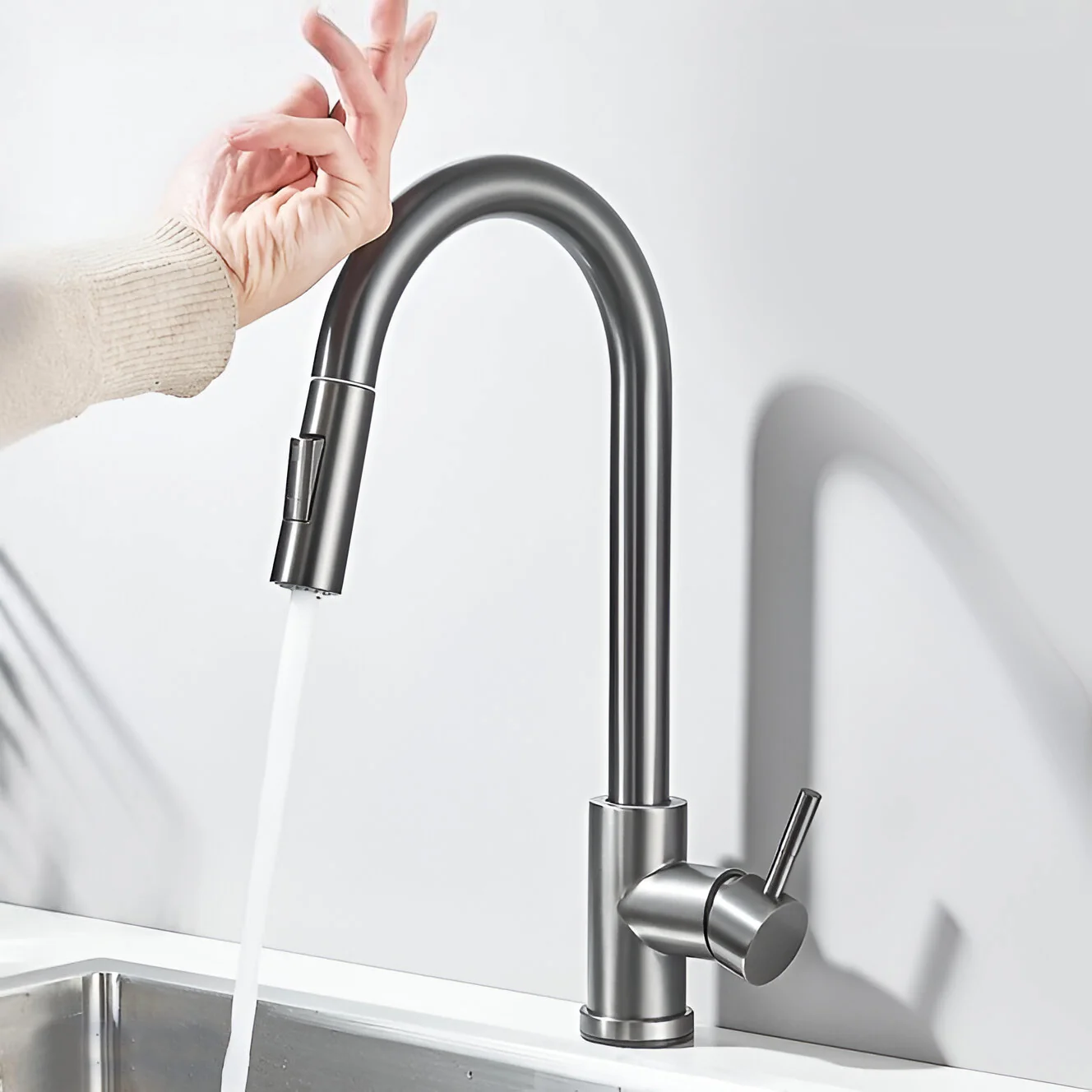Falkenberg - Touch Kitchen Faucet with Pull-Out Sprayer - Image 7