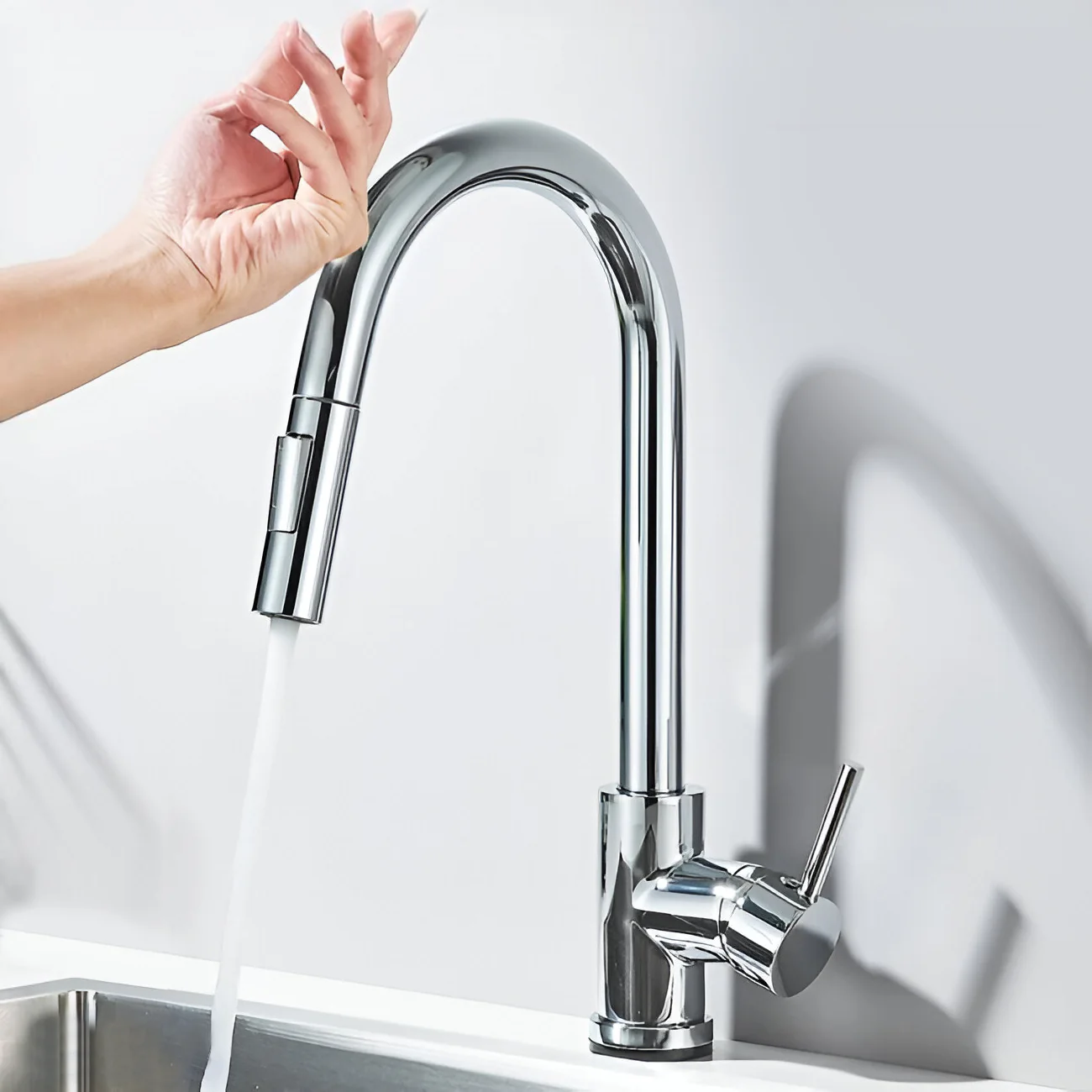 Falkenberg - Touch Kitchen Faucet with Pull-Out Sprayer - Image 8